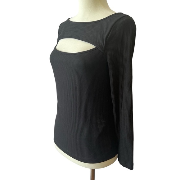 BANANA REPUBLIC TOP S PETITE BOATNECK CUT OUT SEXY CHIC DRESSY - Picture 4 of 11